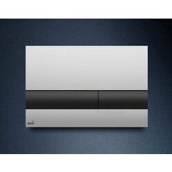 Кнопка смыва Alcaplast M1710-8 (White/Black) Thumb