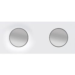 Кнопка смыва Alcaplast M1976-2 (White Matte/Chrome) Thumb