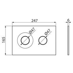 Кнопка смыва Alcaplast M1976 (White) Thumb