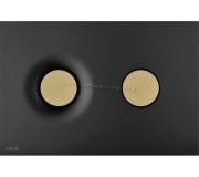 Butonul de scurgere Alcaplast M1978-7 (Black Matte/Gold)