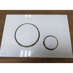 Кнопка смыва Alcaplast M775 (White/Gold) Thumb