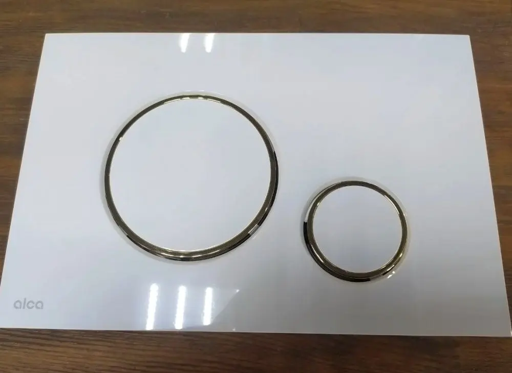 Кнопка смыва Alcaplast M775 (White/Gold)