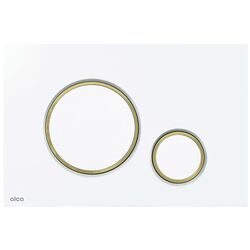 Кнопка смыва Alcaplast M775 (White/Gold)