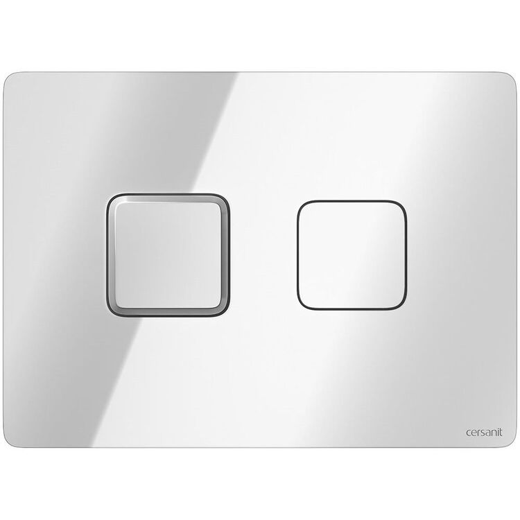 Кнопка смыва Cersanit Accento Square (Chrome)