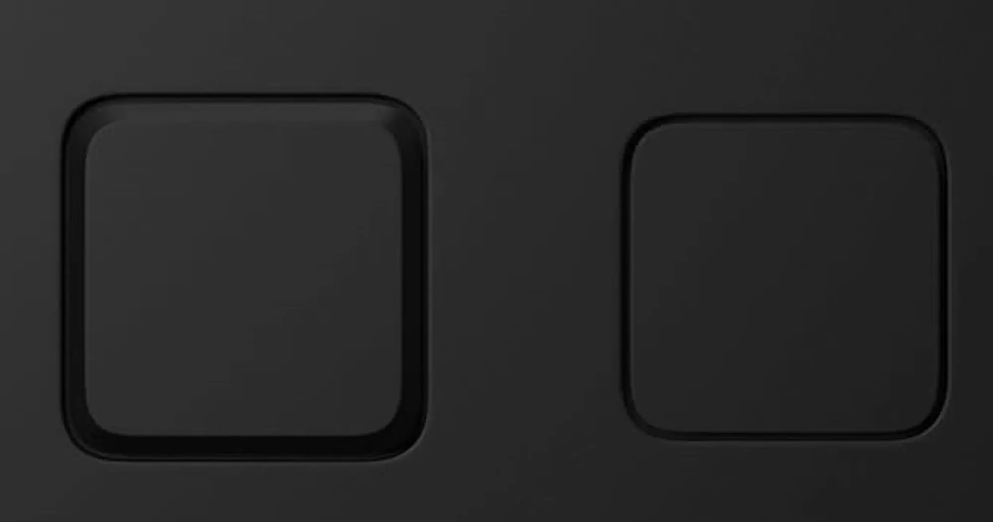 Кнопка смыва Cersanit Accento Square K97-42 (Black Matte)