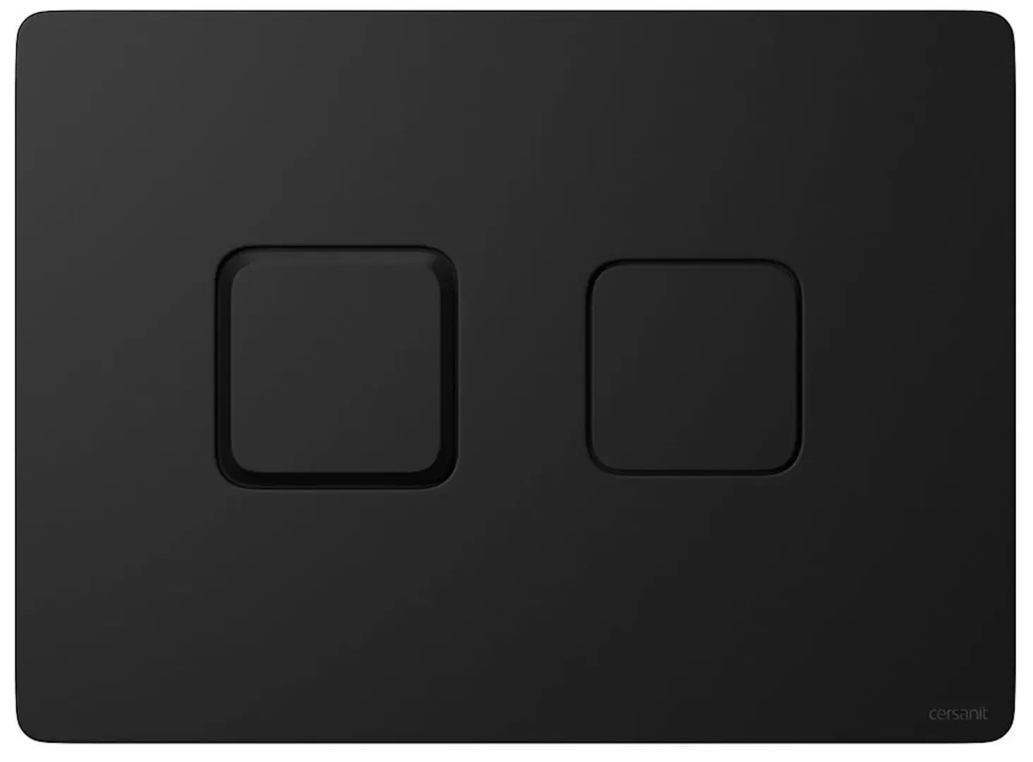 Кнопка смыва Cersanit Accento Square K97-42 (Black Matte)