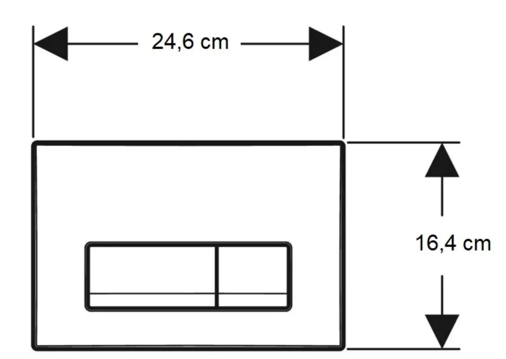 Butonul de scurgere Geberit Delta50 115.119.11.1 (White) - 2