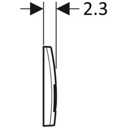 Butonul de scurgere Geberit Delta50 115.119.11.1 (White) Thumb