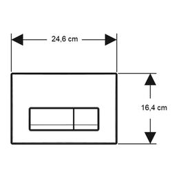 Butonul de scurgere Geberit Delta50 115.119.21.1 (Chrome) Thumb