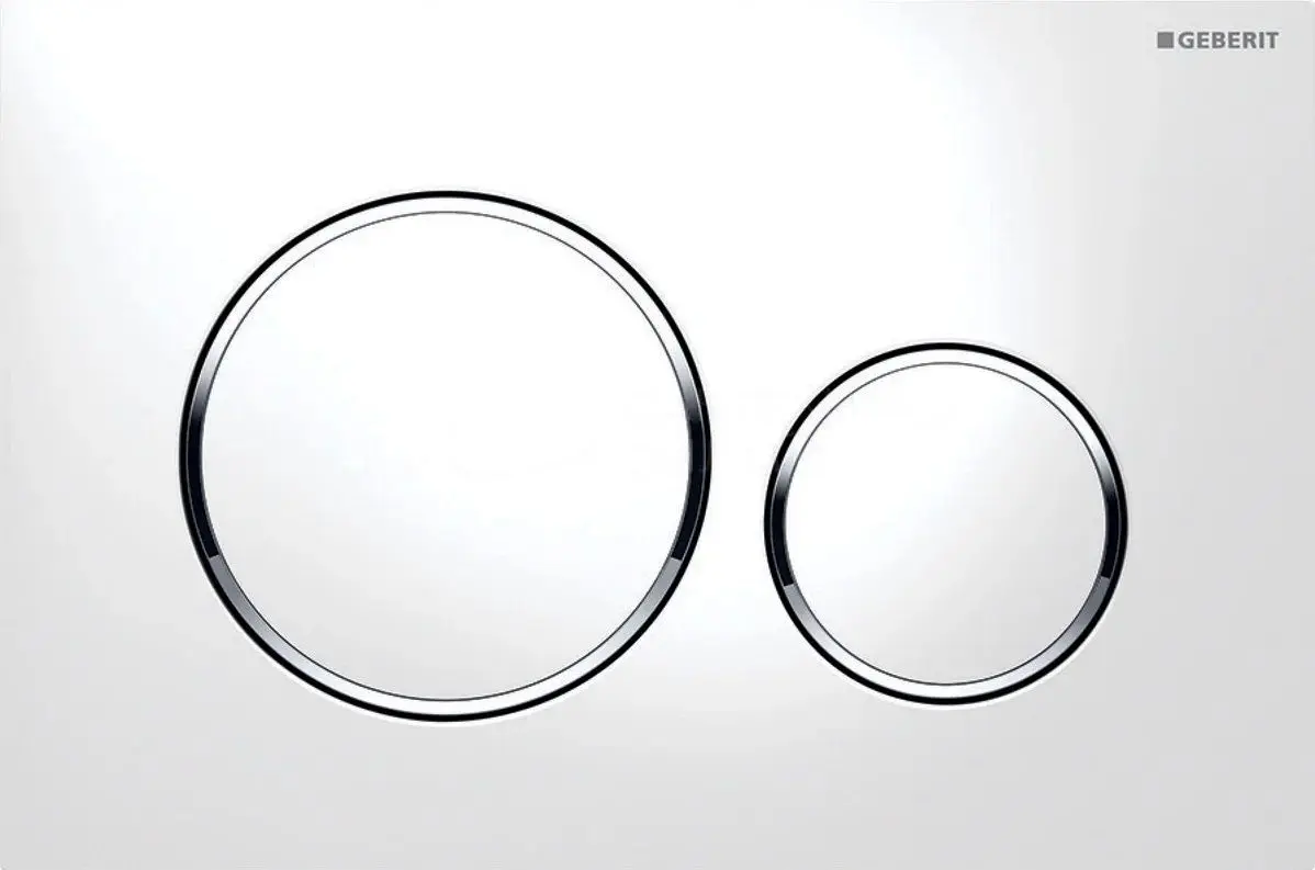 Butonul de scurgere Geberit Sigma20 115.882.KJ.1 (White/Chrome)