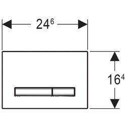 Butonul de scurgere Geberit Sigma50 115.788.GH.2 (Inox) Thumb