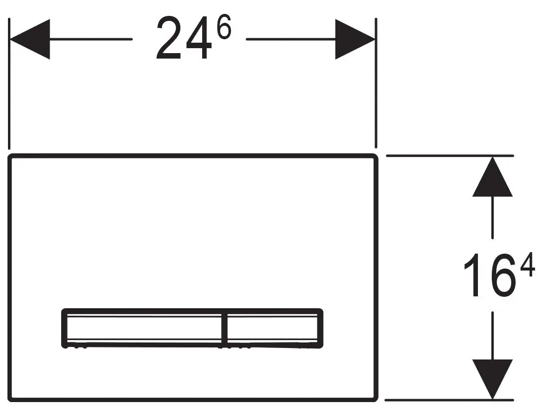 Butonul de scurgere Geberit Sigma50 115.788.GH.2 (Inox) - 2