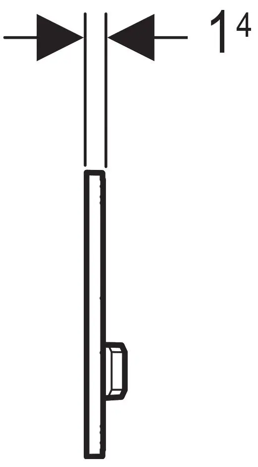 Butonul de scurgere Geberit Sigma50 115.788.GH.2 (Inox) - 3