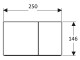 Butonul de scurgere Geberit Sigma70 115.622.SI.1 (White)