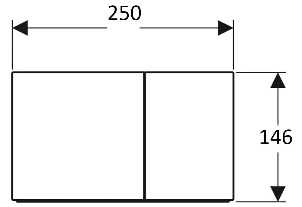 Butonul de scurgere Geberit Sigma70 115.622.SI.1 (White) - 3