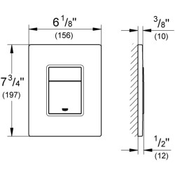 Кнопка смыва Grohe Skate Cosmopolitan 38732GN0 (Brushed Cool Sunrise) Thumb