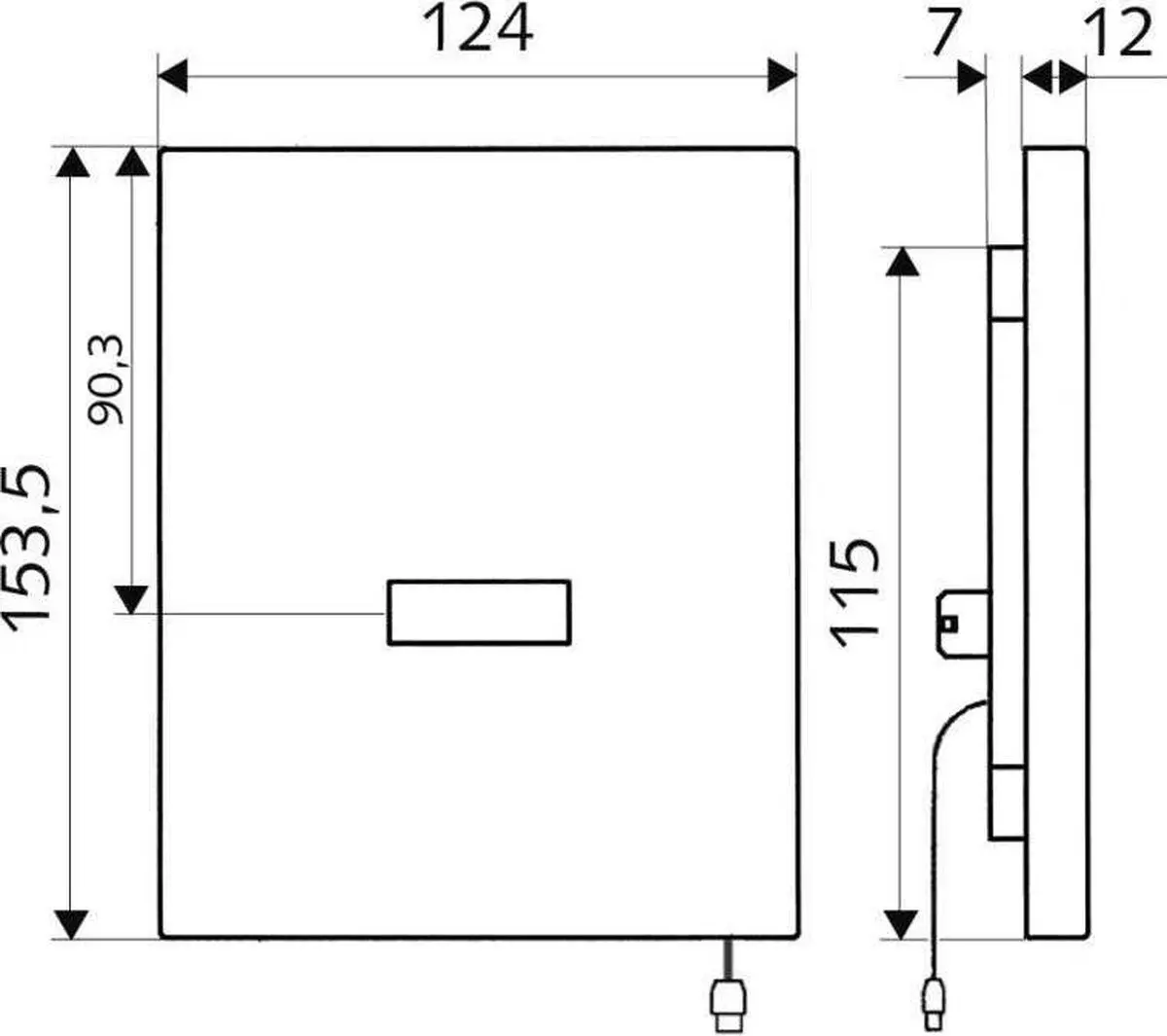 Кнопка смыва бесконтактная Schell EditionE 028080699 (Chrome)