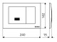 Butonul de scurgere fara contact Schell Montus Field E 031230699 (Chrome)