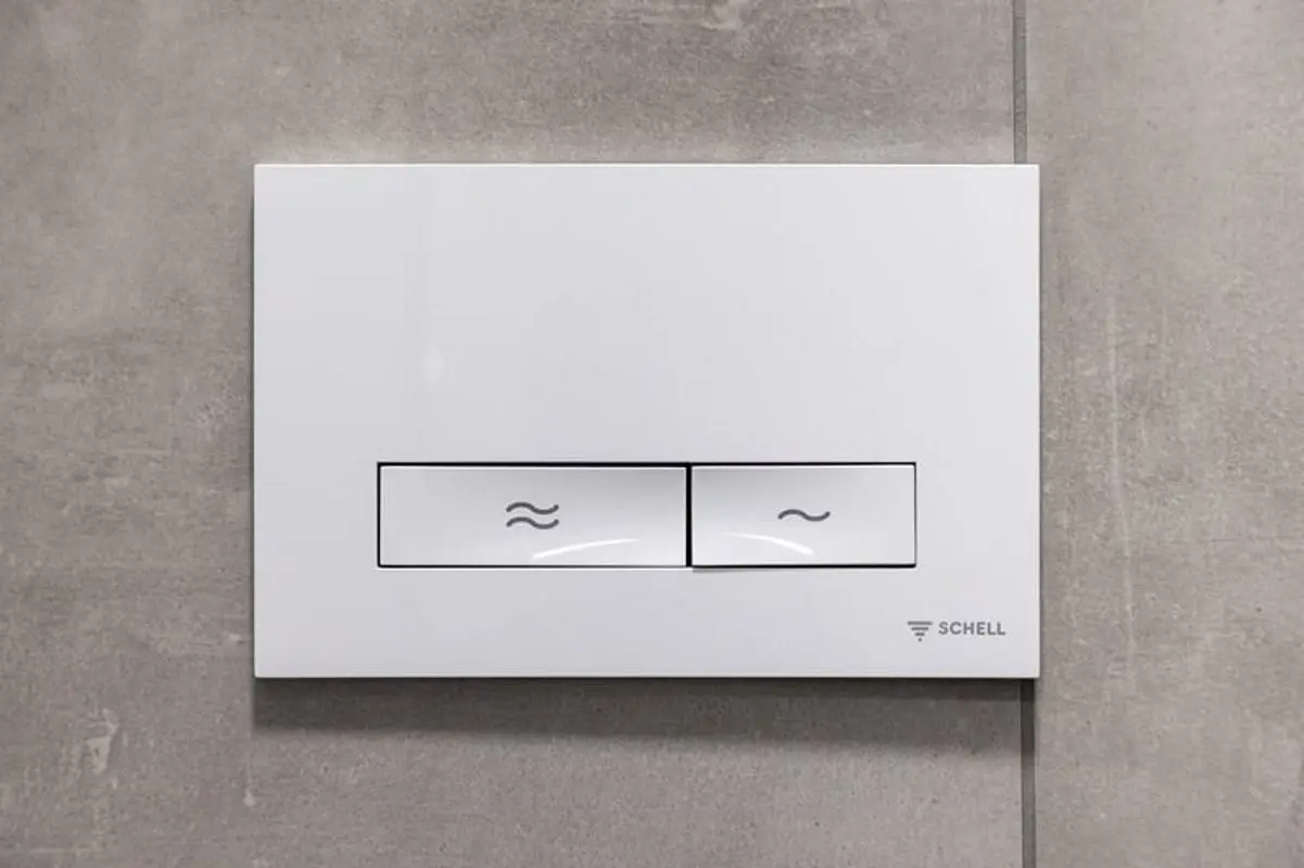 Кнопка смыва Schell Konkav 031221599 (White)