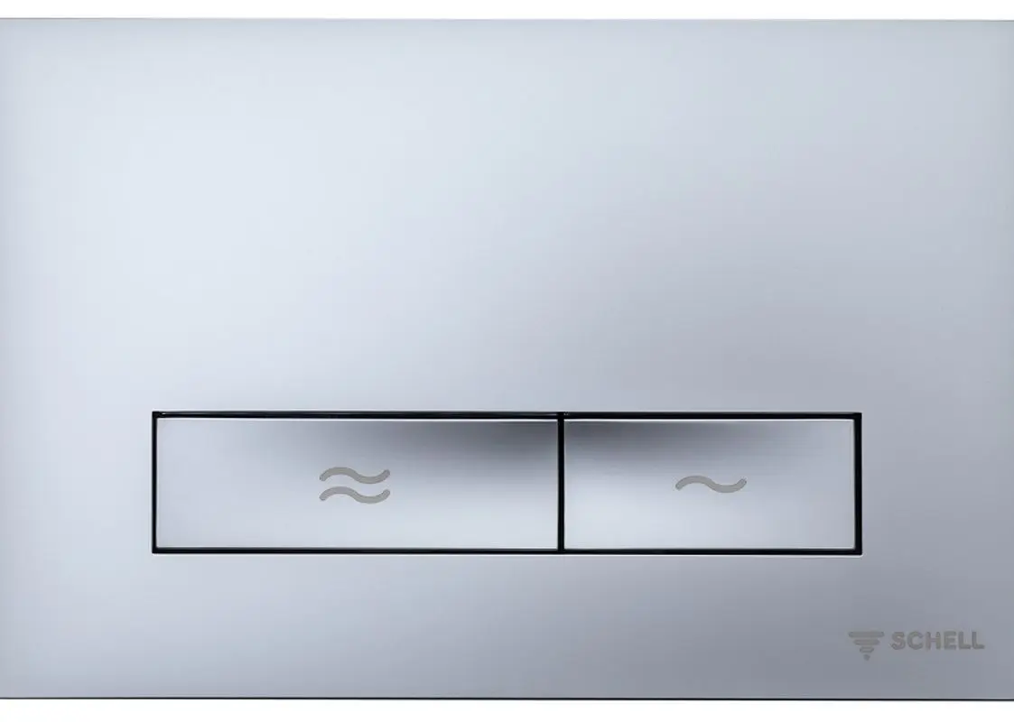 Butonul de scurgere Schell Konkav 031226499 (Matte Chrome)