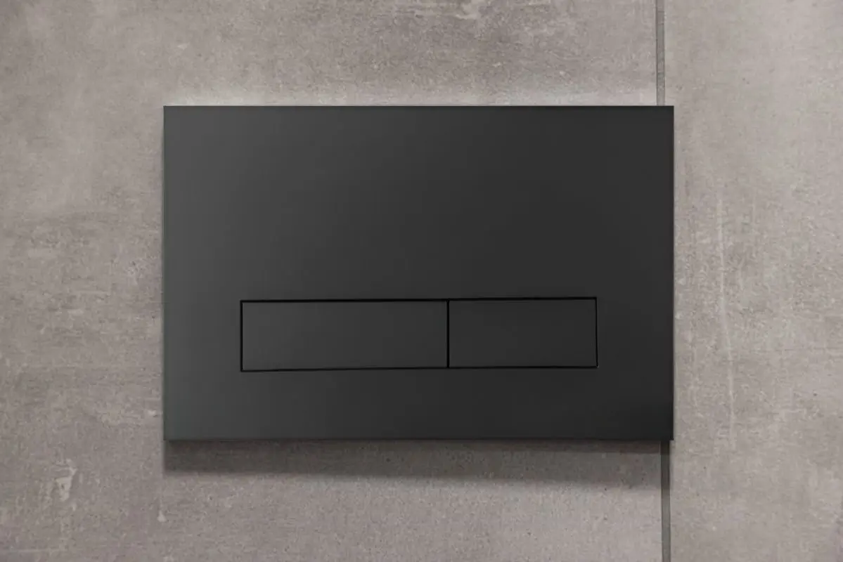 Кнопка смыва Schell Konkav 031431199 (Matte Black)