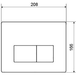 Кнопка смыва Wirquin Design 55950007 (Chrome) Thumb