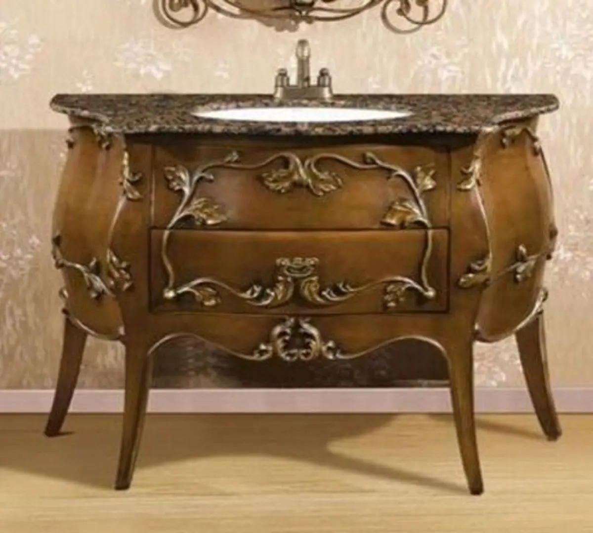 Set de mobila Art Flame Queen VC103B/VG276 (Walnut) - 4