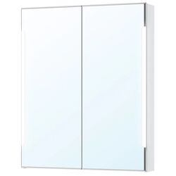 Set mobilier baie Ikea Godmorgon/Braviken 5 piese/baterie Brogrund 80cm (Aspect Stejar Antichizat) Thumb