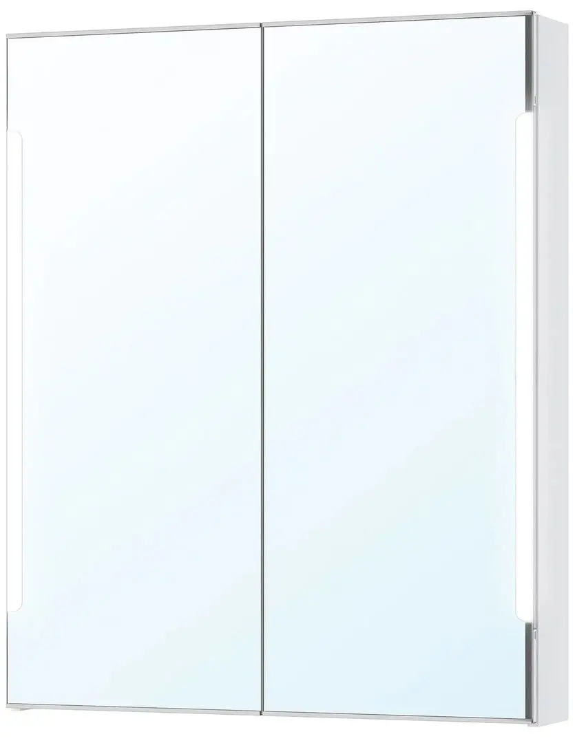 Set mobilier baie Ikea Godmorgon/Braviken 5 piese/baterie Brogrund 80cm (Aspect Stejar Antichizat) - 7