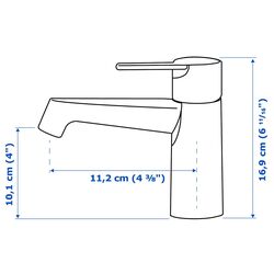 Set mobilier baie Ikea Godmorgon/Braviken 5 piese/baterie Brogrund 80cm (Aspect Stejar Antichizat) Thumb