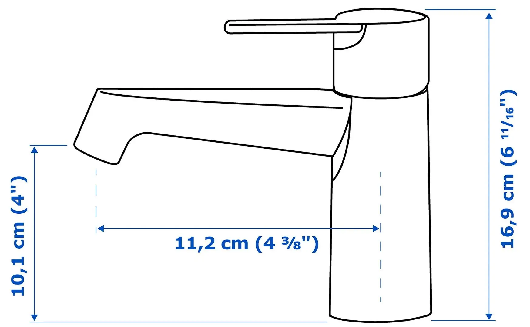 Set mobilier baie Ikea Godmorgon/Braviken 5 piese/baterie Brogrund 80cm (Aspect Stejar Antichizat) - 2