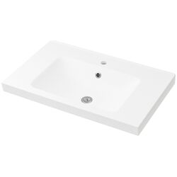 Set mobilier Ikea Godmorgon/Odensvik 4 piese/baterie Dalskar 83x49x64 (Aspect Frasin Vopsit Maro) Thumb