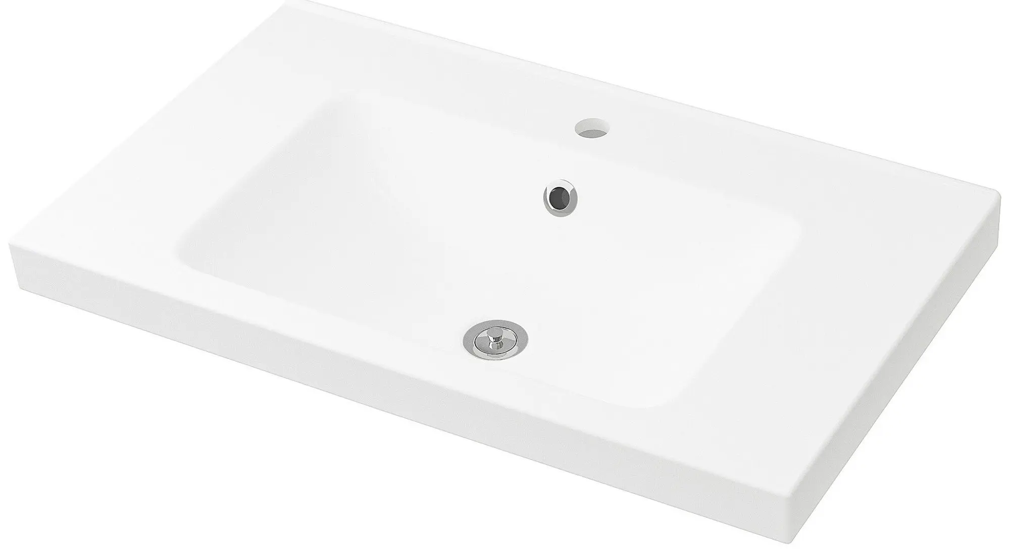 Set mobilier Ikea Godmorgon/Odensvik 4 piese/baterie Dalskar 83x49x64 (Aspect Frasin Vopsit Maro) - 6