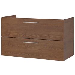 Set mobilier baie Ikea Godmorgon/Odensvik 6 piese/baterie Dalskar 103x49x64 (Aspect Frasin Vopsit Maro) Thumb
