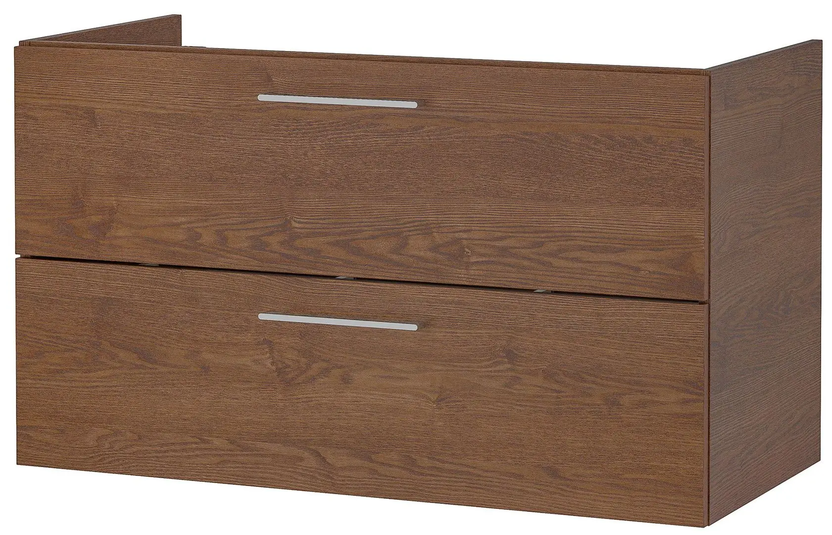 Set mobilier baie Ikea Godmorgon/Odensvik 6 piese/baterie Dalskar 103x49x64 (Aspect Frasin Vopsit Maro) - 9
