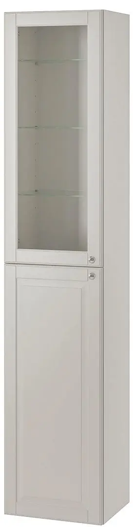 Set mobilier baie Ikea Godmorgon/Rattviken 5 piese/baterie Hamnskar 62cm (Kasjon Gri) - 8