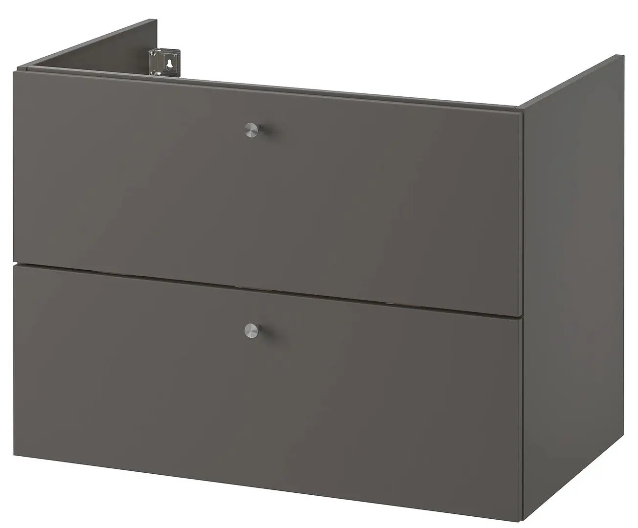 Set mobilier Ikea Godmorgon/Tolken/Horvik 7 piese/baterie Brogrund 102x49x72 (Gillburen Gri Inchis/Aspect Marmură)