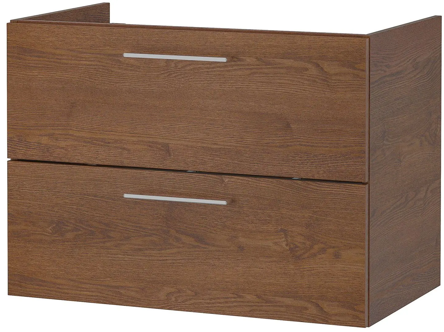 Set mobilier Ikea Godmorgon/Tolken/Kattevik 5 piese/baterie Brogrund 82cm (Aspect Frasin Vopsit Maro/Aspect Marmură) - 2