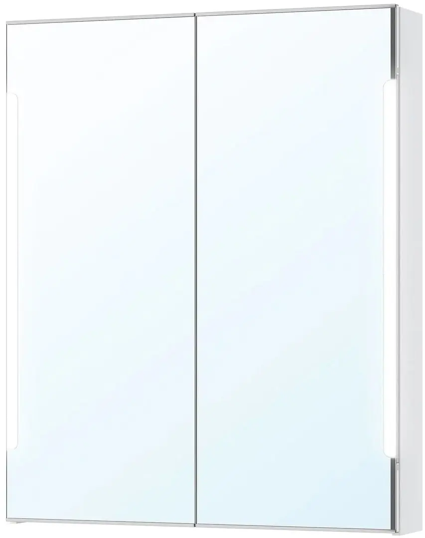 Set mobilier Ikea Godmorgon/Tolken/Kattevik 5 piese/baterie Brogrund 82cm (Aspect Frasin Vopsit Maro/Aspect Marmură) - 3