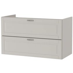 Set mobilier Ikea Godmorgon/Tolken/Kattevik 5 piese/baterie Voxnan 82cm (Kasjon Gri/Aspect Marmura) Thumb