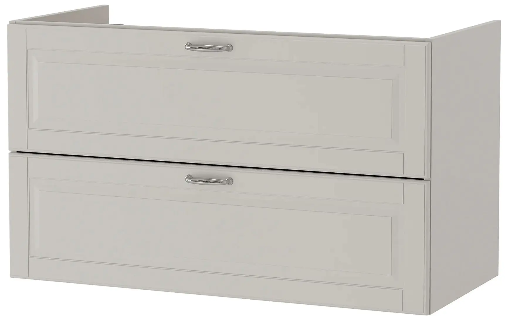 Set mobilier Ikea Godmorgon/Tolken/Kattevik 5 piese/baterie Voxnan 82cm (Kasjon Gri/Aspect Marmura)