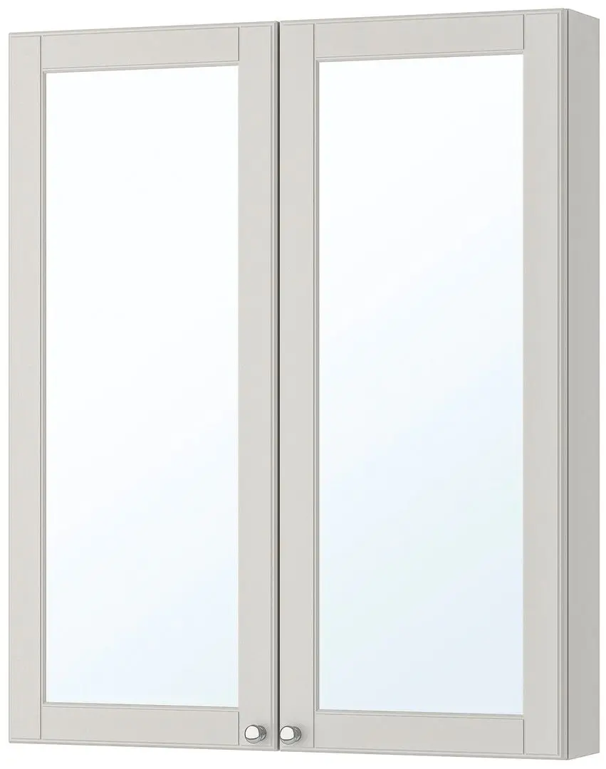 Set mobilier Ikea Godmorgon/Tolken/Kattevik 5 piese/baterie Voxnan 82cm (Kasjon Gri/Aspect Marmura)