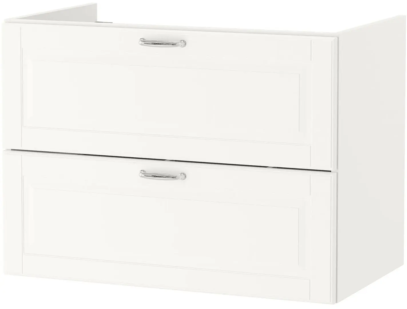 Set mobilier Ikea Godmorgon/Tolken/Kattevik 5 piese/baterie Voxnan 82cm (Kasjon Alb/Aspect Marmura) - 5