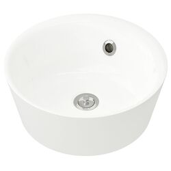 Set mobilier Ikea Godmorgon/Tolken/Kattevik 5 piese/baterie Voxnan 82cm (Kasjon Alb/Aspect Marmura) Thumb