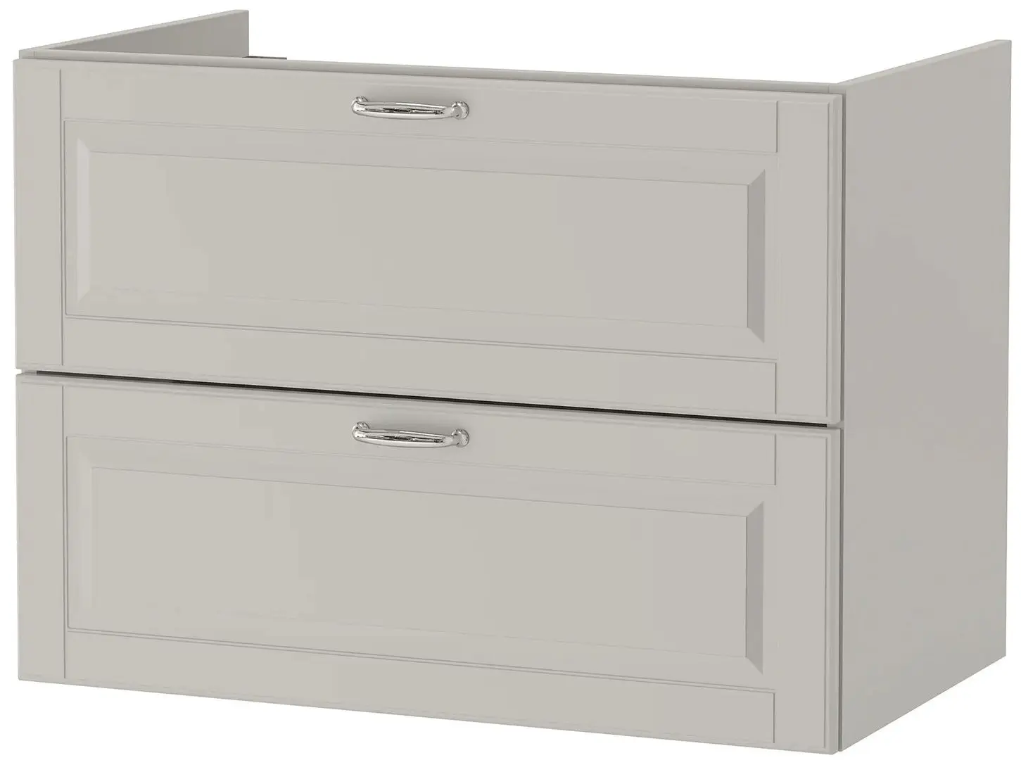 Комплект мебели Ikea Godmorgon/Tolken/Kattevik 5 предметов/смеситель Voxnan 82cm (Кашен Серый/Под Мрамор) - 9