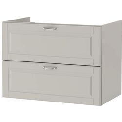 Set mobilier Ikea Godmorgon/Tolken/Kattevik 6 piese/baterie Voxnan 82cm (Kasjon Gri/Aspect Marmură) Thumb