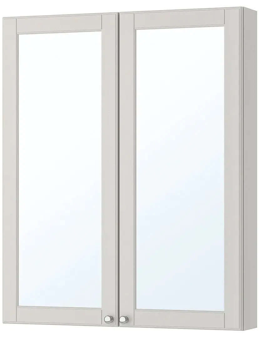 Set mobilier Ikea Godmorgon/Tolken/Kattevik 6 piese/baterie Voxnan 82cm (Kasjon Gri/Aspect Marmură) - 3