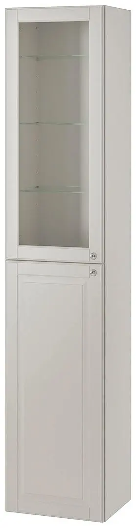 Set mobilier Ikea Godmorgon/Tolken/Kattevik 6 piese/baterie Voxnan 82cm (Kasjon Gri/Aspect Marmură) - 4