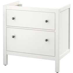 Set mobilier baie Ikea Hemnes/Odensvik 4 piese/baterie Voxnan 83cm (Alb) Thumb