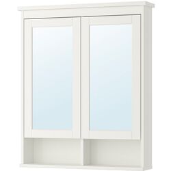 Set mobilier baie Ikea Hemnes/Odensvik 4 piese/baterie Voxnan 83cm (Alb) Thumb